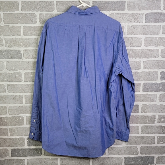 Ralph Lauren Yarmouth 100% Cotton Vintage 90's Y2K Dress Shirt Men's 16.5x36 - Picture 10 of 13